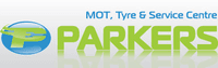 Parkers MOT, Tyre And Service Centre Logo